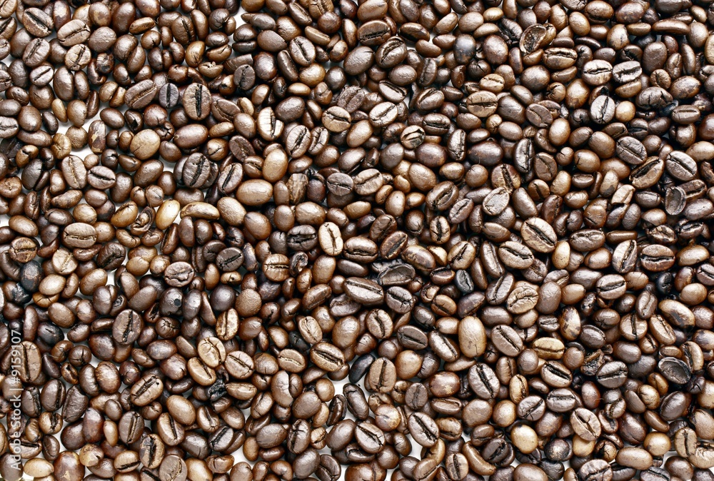 brown coffee beans as food background brown coffee beans as food background