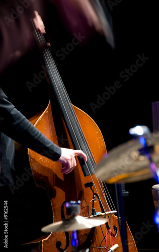 Photography Acoustic double bass player - Classic Jazz