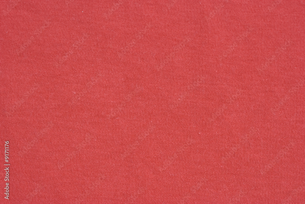 Fototapeta premium Close-up of a red woolen pattern