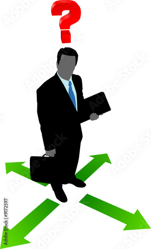 businessman standing