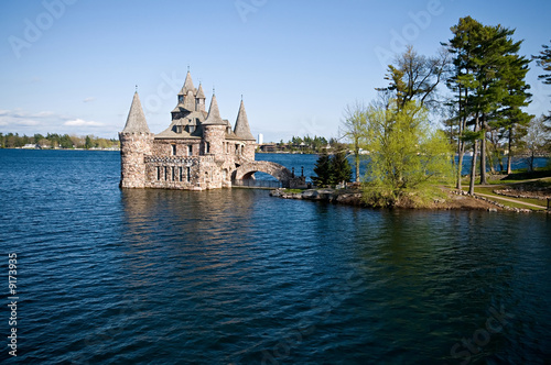 Power house on Heart Island in thousand islands photo