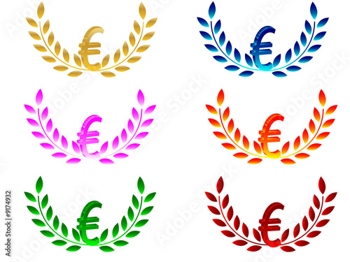 3d Euro symbol