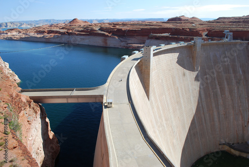 Dam on Colorado River, Arizona, USA