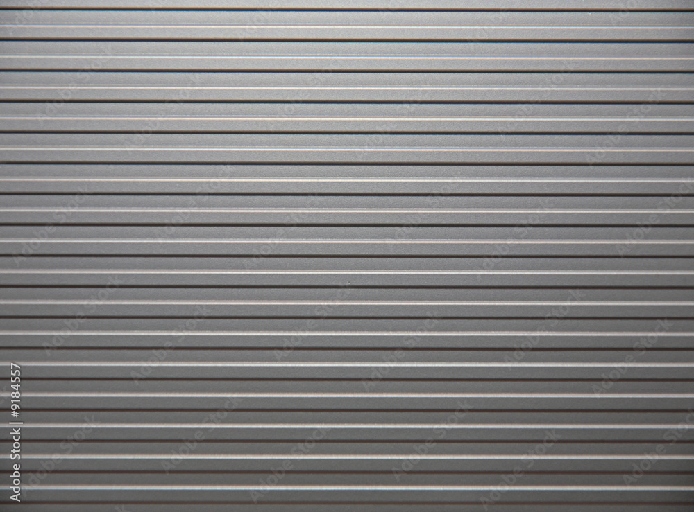 Grey aluminium background with horizontal lines Grey aluminium background with horizontal lines