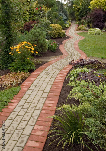 There is a path in nice park