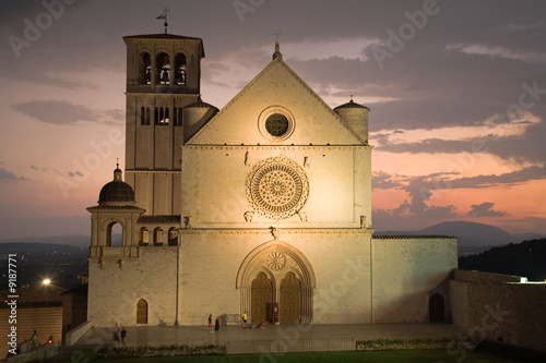 Quadro su tela Assisi - Basilica di San Francesco