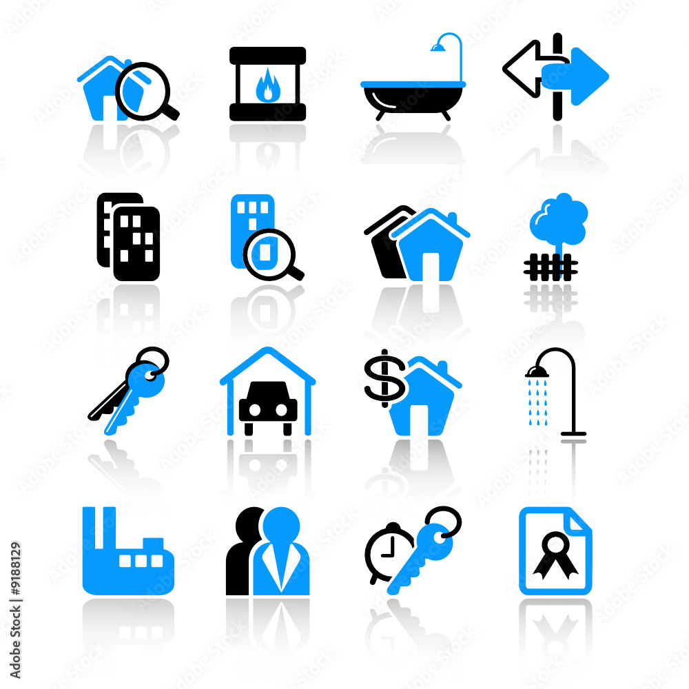 real estate icons real estate icons