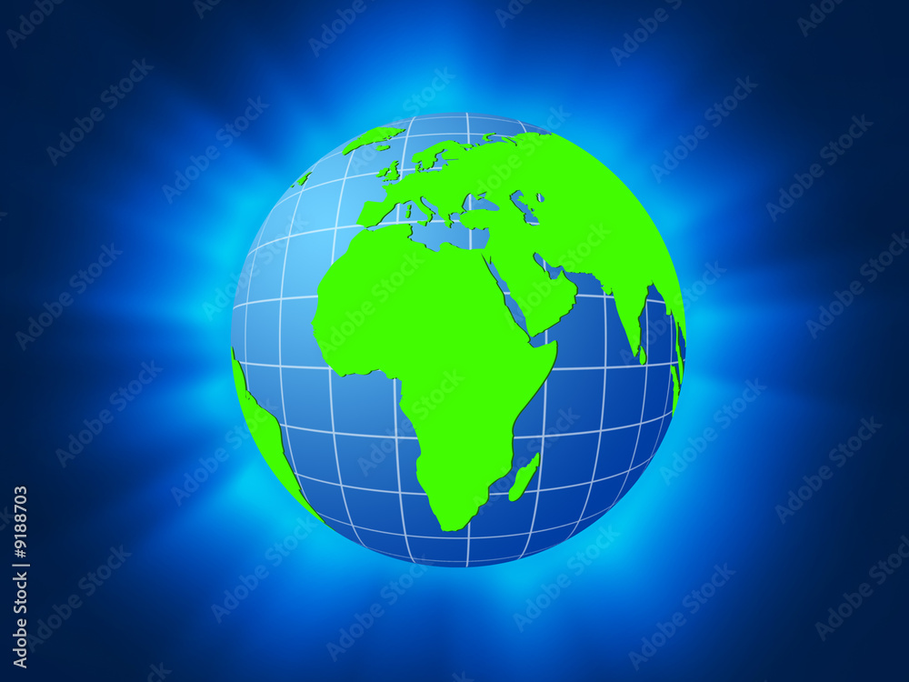 green planet background