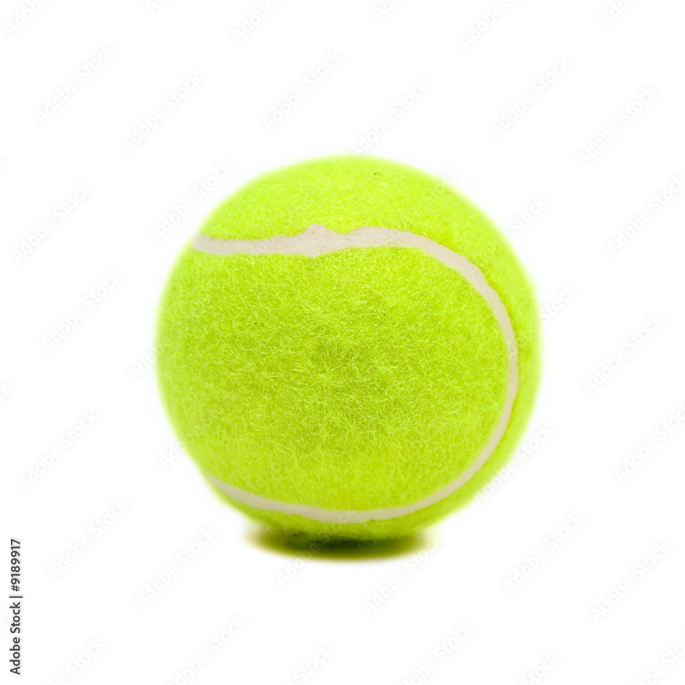 Green ball isolated on white for your design