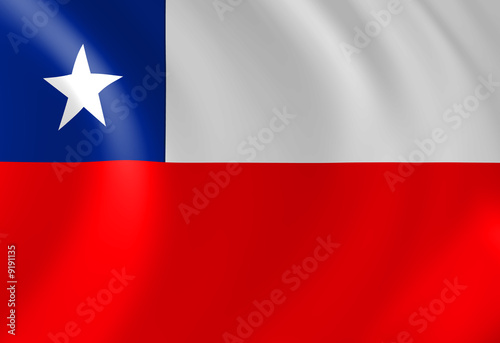 Free Download Chilean flag waving in the wind - GFXLoad