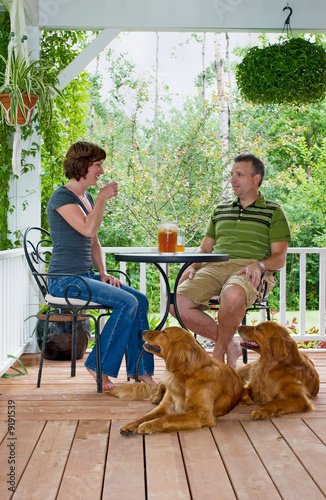 Couple on Porch