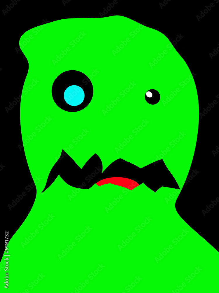 Fototapeta premium Scary Head 4