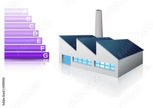 Usine et bilan carbone (reflet)