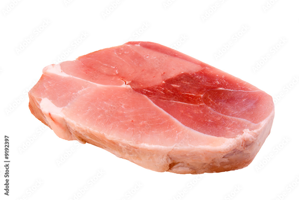 Fresh pork, piece of gentile meat, protein food Fresh pork, piece of gentile meat, protein food