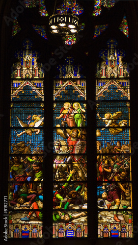 Conquering King Stained Glass Saint Patrick s Cathedral NYC