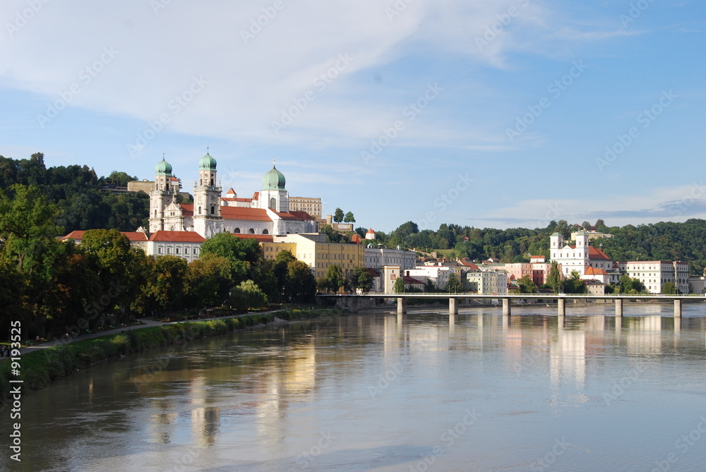 Passau blick von Innsteg - 1