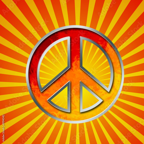 Peace symbol photo