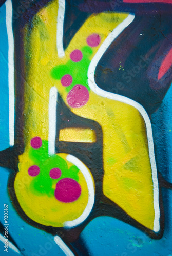 Kool Graffiti close up