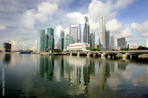 Skyline of Singapore business district, Singapore © Oksana Perkins