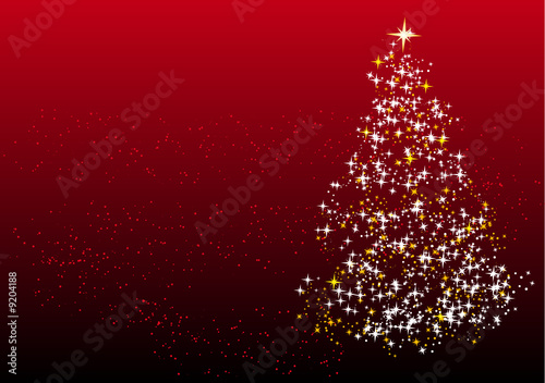 Abstract vector xmas tree