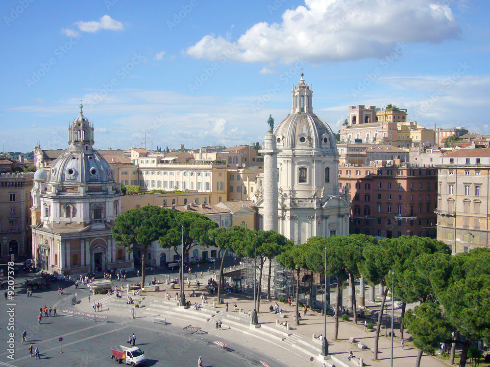 Naklejka premium Rom Stadtansicht