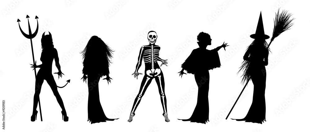 Obraz premium Scary Halloween Costumes