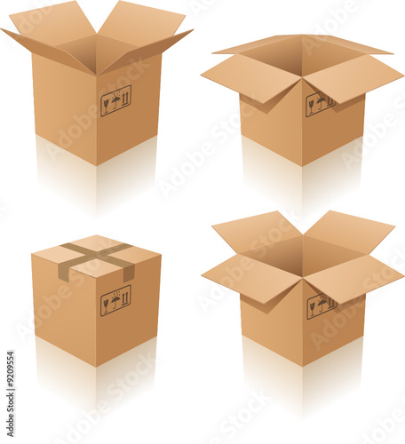 Cardboard boxes