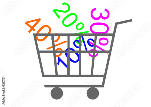 shopping cart, sale
