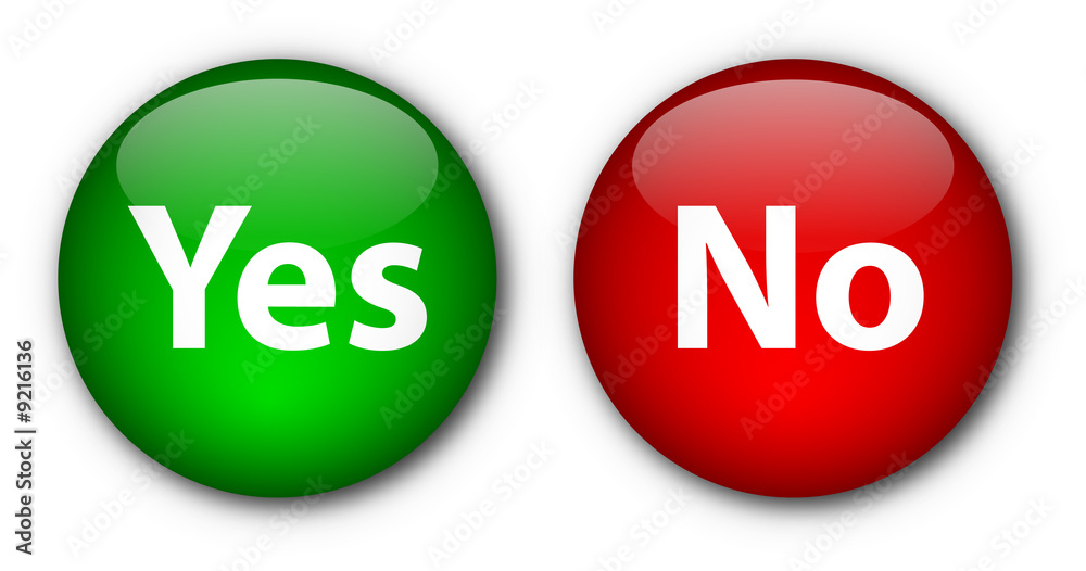 Yes No Button Web Stock Vector (Royalty Free) 62388226