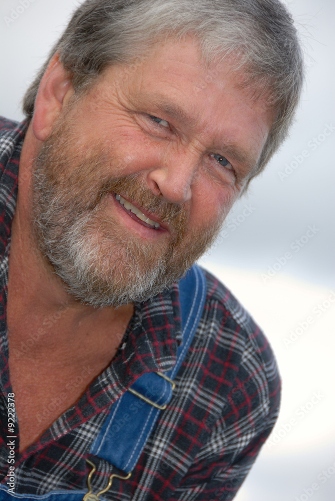 Fototapeta premium happy farmer portrait