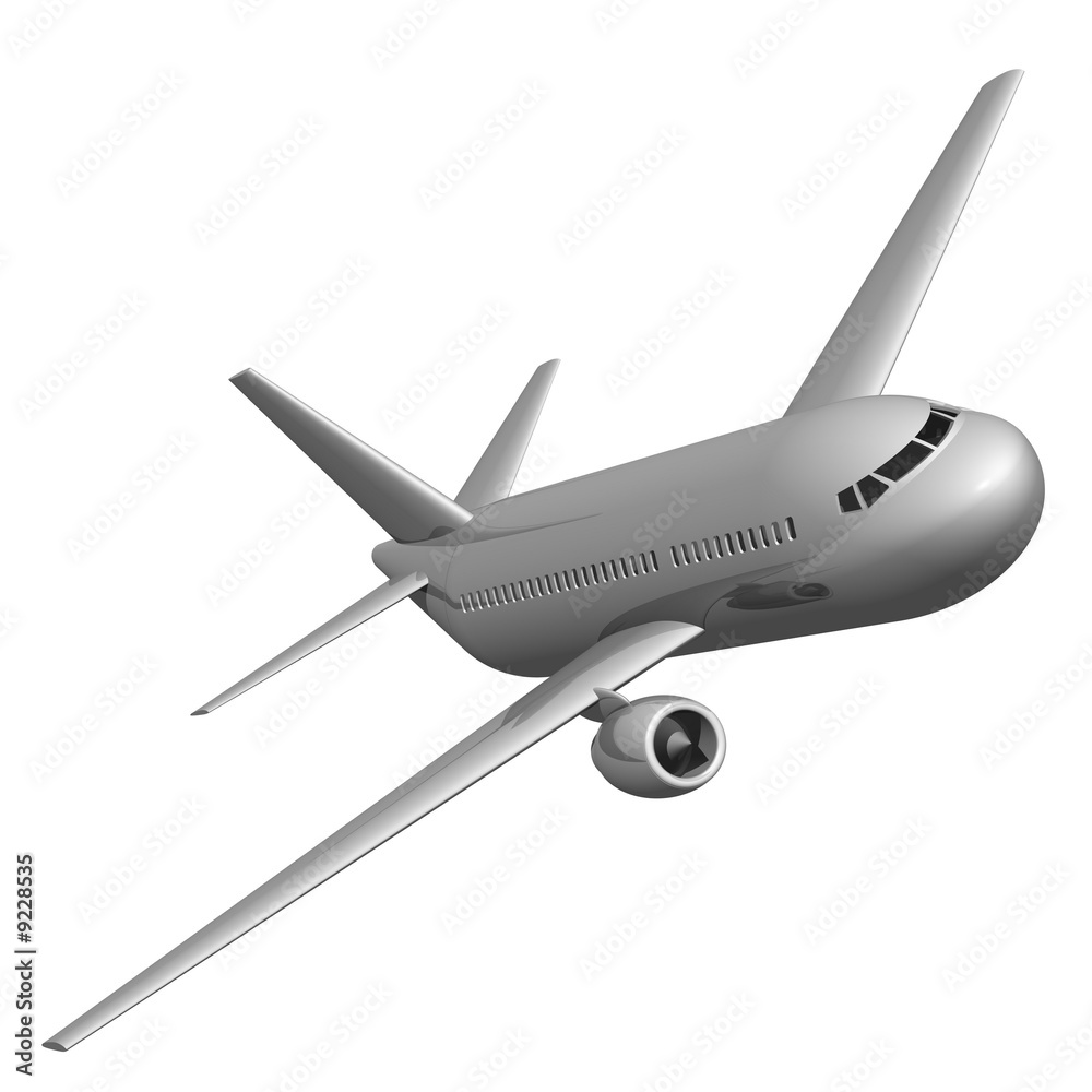 Isolated Airliner Isolated Airliner