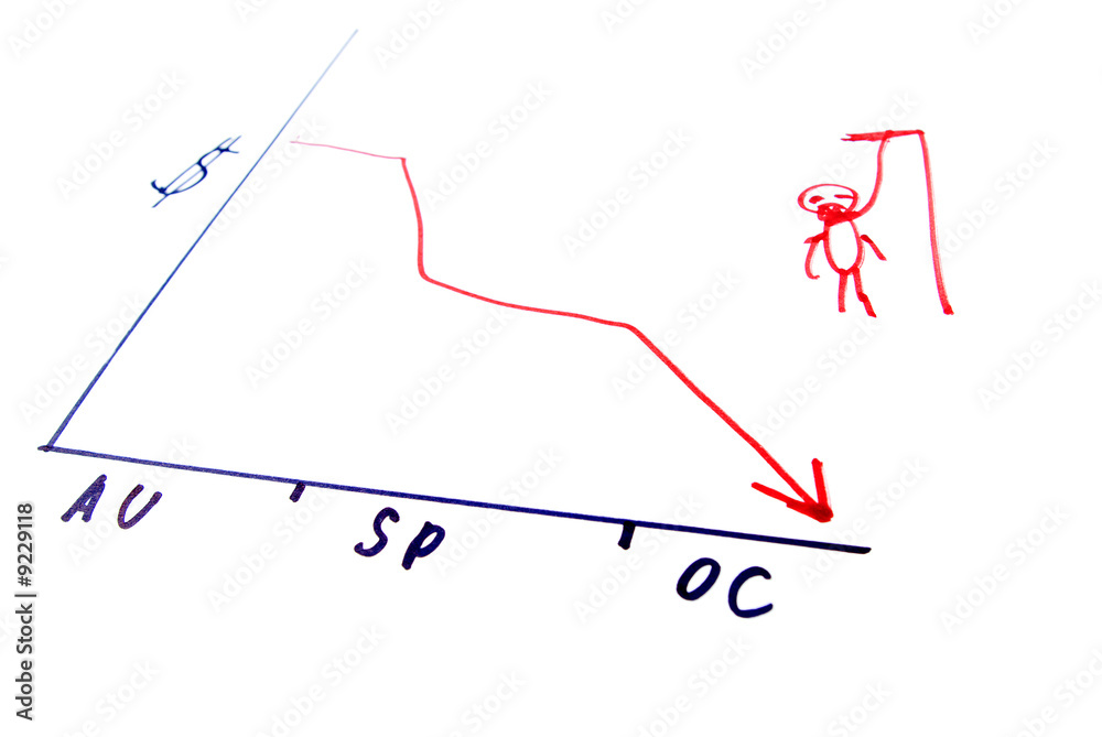 Diagram padeniya.Financial crisis,bankruptcy Diagram padeniya.Financial crisis,bankruptcy