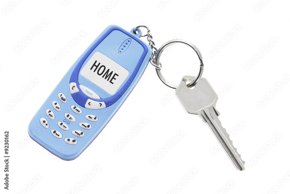 Key Chain on White Background Key Chain on White Background