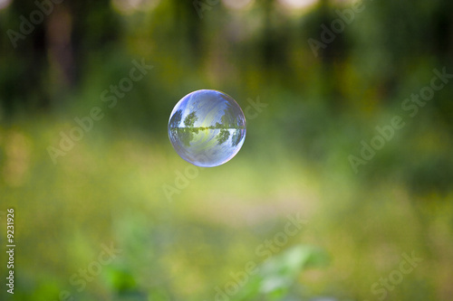 transparent bubble with ref...