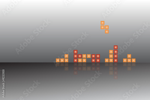 abstract tetris background