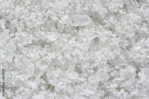 common salt of a coarse grinding, macro