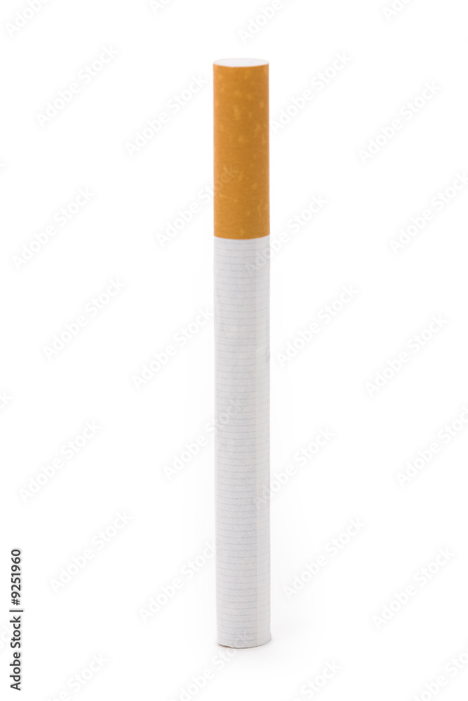 A Cigarette with white background
