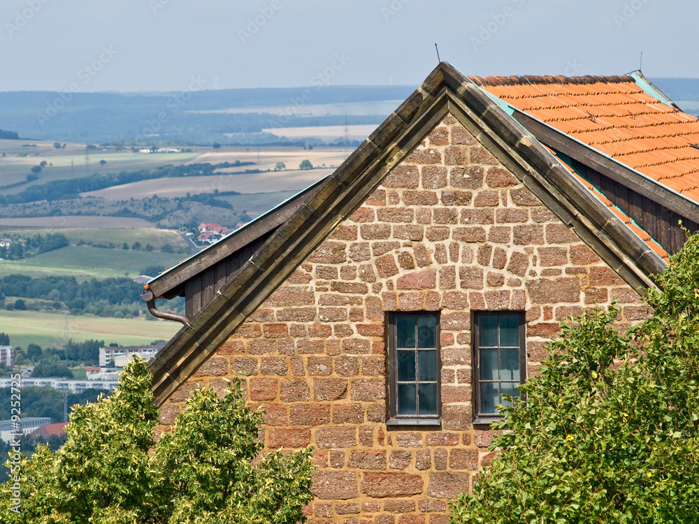Obraz premium Medieval house in old deutch castle