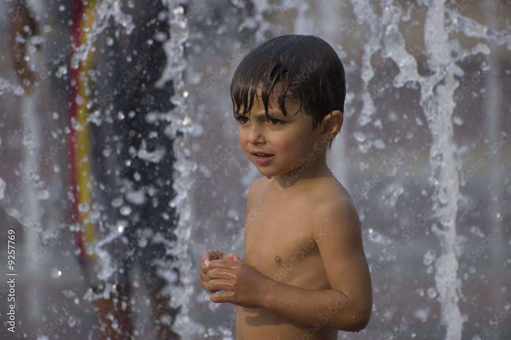 enjoying the fountain enjoying the fountain