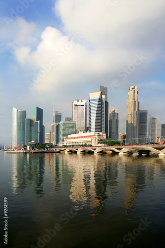 Skyline of Singapore business district, Singapore © Oksana Perkins