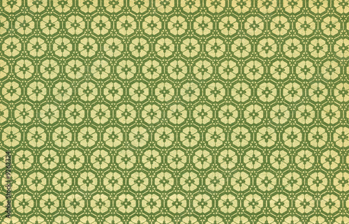 Used floral vintage wallpaper - grainy surface - XXL size