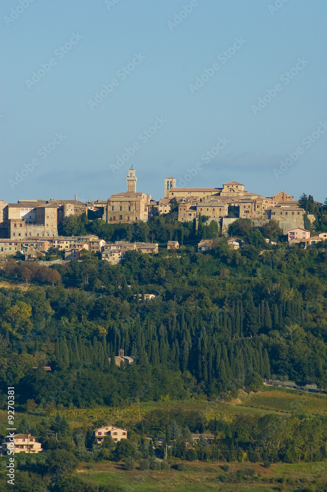 Medieval town of Montepulciano, Tuscany, Italy