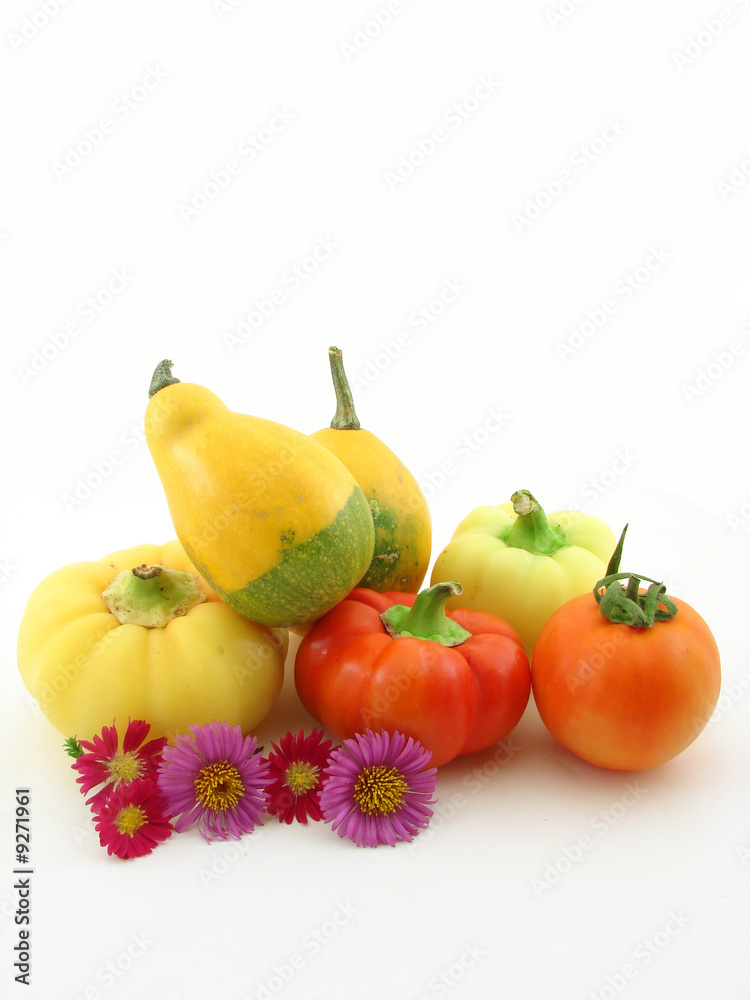 Flowers and vegetables Flowers and vegetables