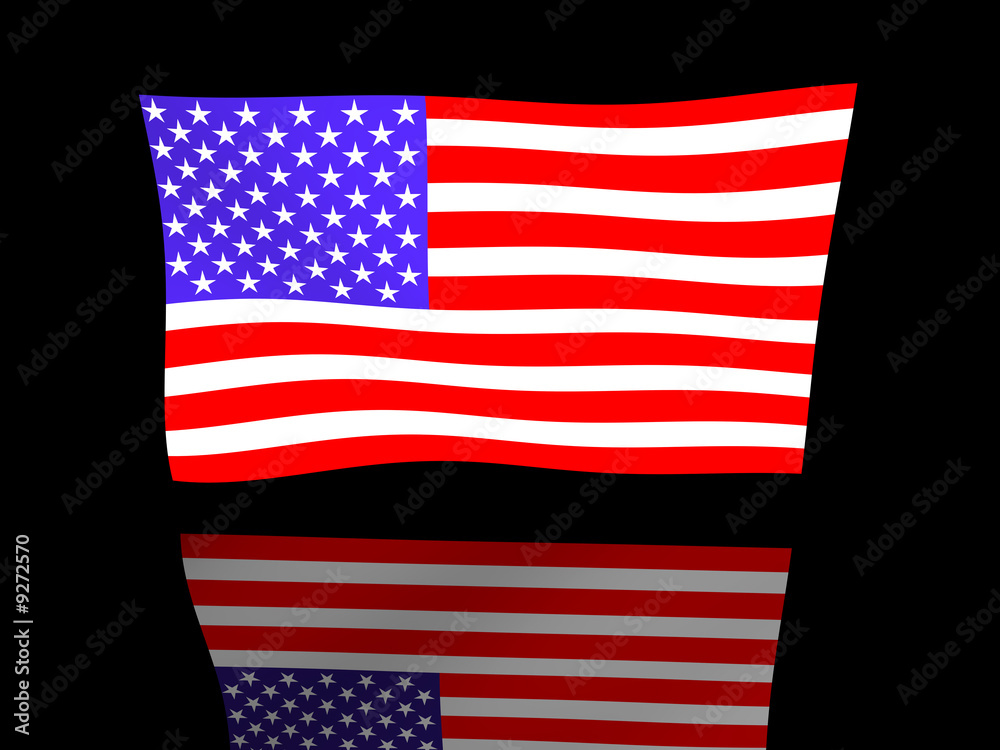 Fototapeta premium Amerikanische Flagge