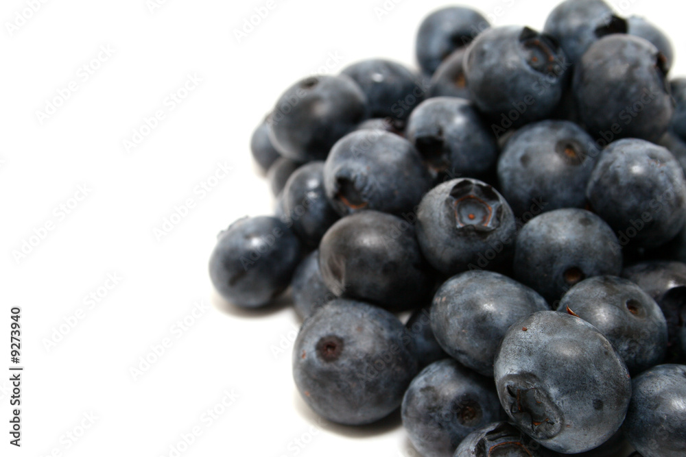 berries on white
