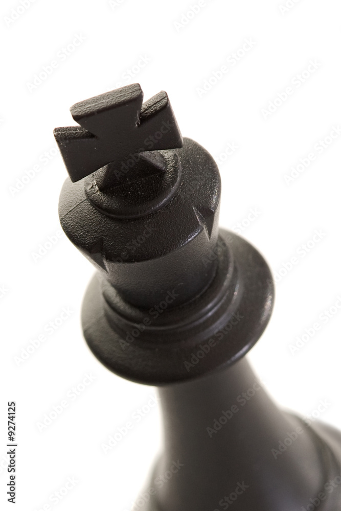 The king. Black chess piece - Shallow Depth of Field The king. Black chess piece - Shallow Depth of Field