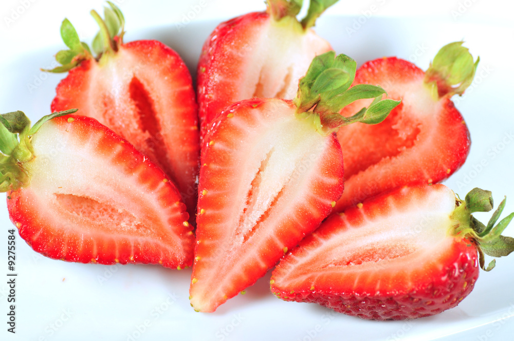 Slices of Strawberries