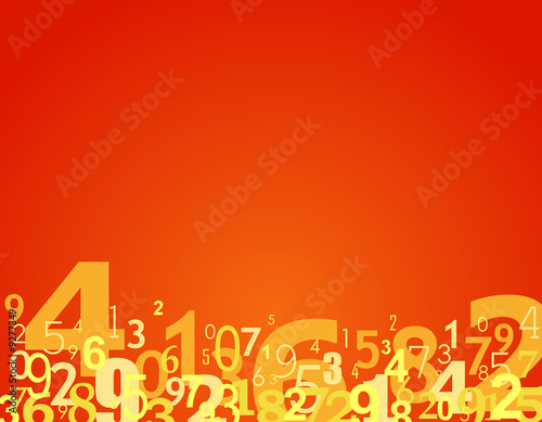 Numbers background