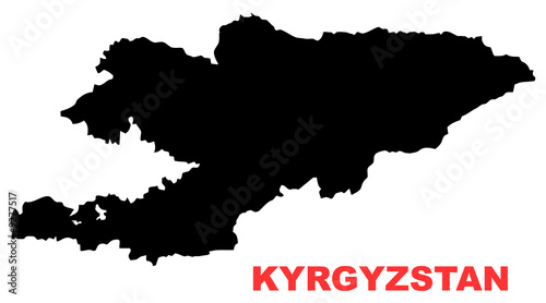 Kyrgyzstan map
