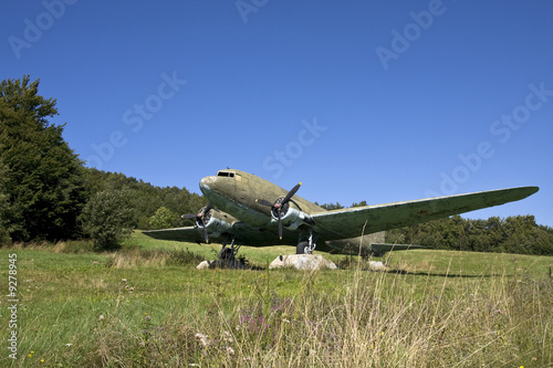 Old, russian plane from the Second World War period